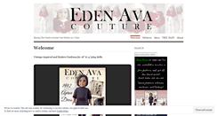 Desktop Screenshot of edenavacouture.com