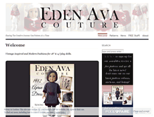 Tablet Screenshot of edenavacouture.com